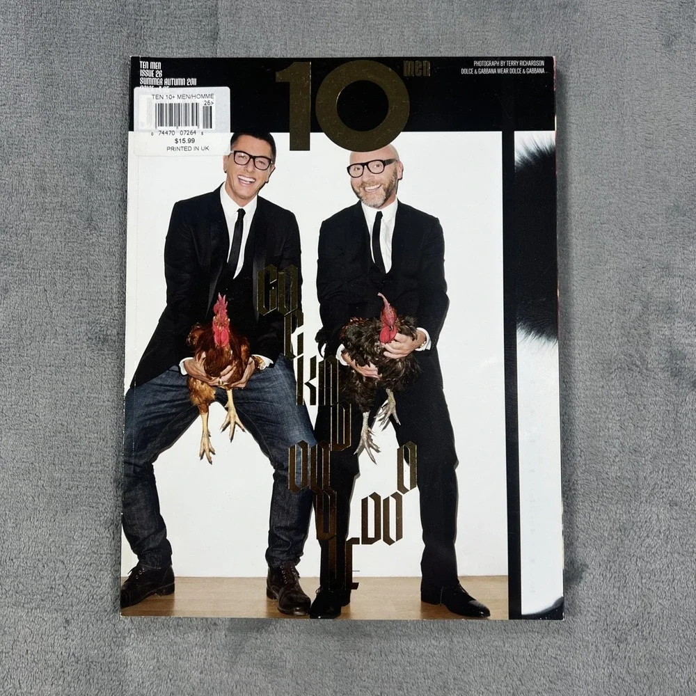 10 MEN Magazine 2011 ISSUE 26 DOLCE & GABBANA Luxury Mens Fashion Dior Luxe RARE
